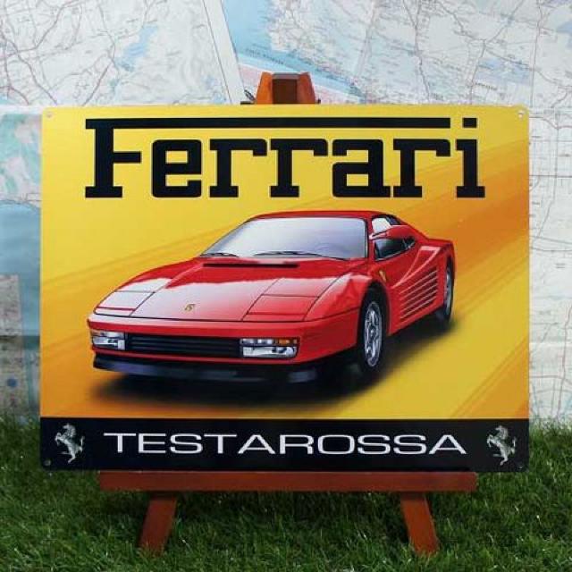 新品【ブリキ看板】Ferrari/フェラーリ Testarossa < ホビー  新品【ブリキ看板】Ferrari/フェラーリ Testarossa  < ホビーの