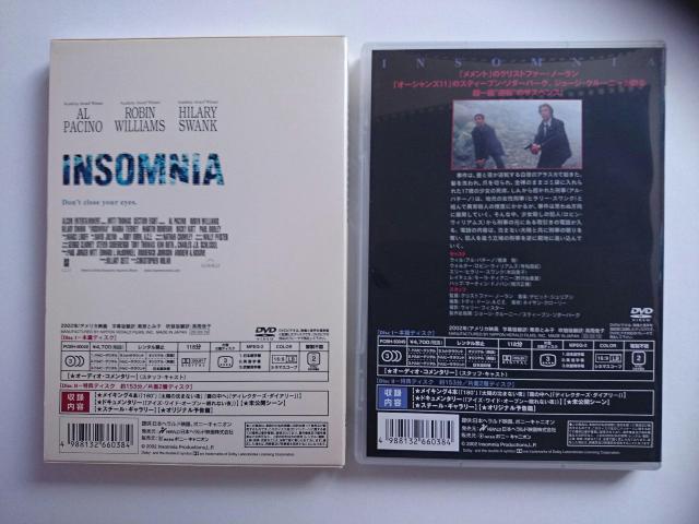 DVD☆インソムニア★コレクターズ・エディション☆クリストファー・ノーラン監督作★ < CD/DVD/ビデオ DVD☆インソムニア★コレクターズ・エディション☆クリストファー・ノーラン監督作★ < CD/DVD/ビデオの