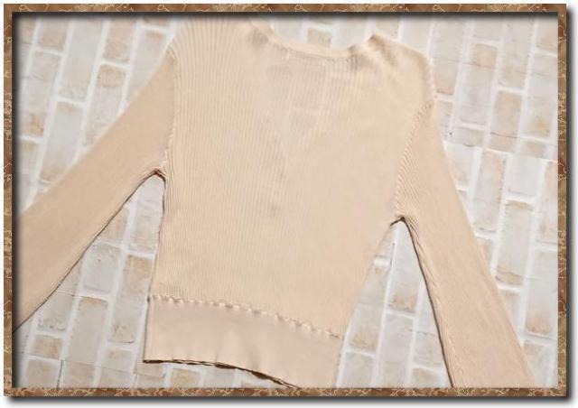 ココディール リブニットカットソー アイボリー < ブランド  ココディール リブニットカットソー アイボリー < ブランドの