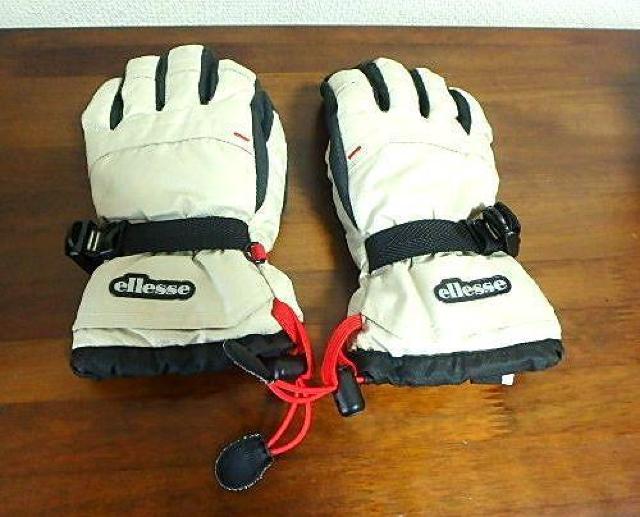 ◆ellesse エレッセ スキー・スノーボード グローブ 手袋  Mサイズ 中古品 < 男性ファッション  ◆ellesse エレッセ スキー・スノーボード グローブ 手袋  Mサイズ 中古品  < 男性ファッションの