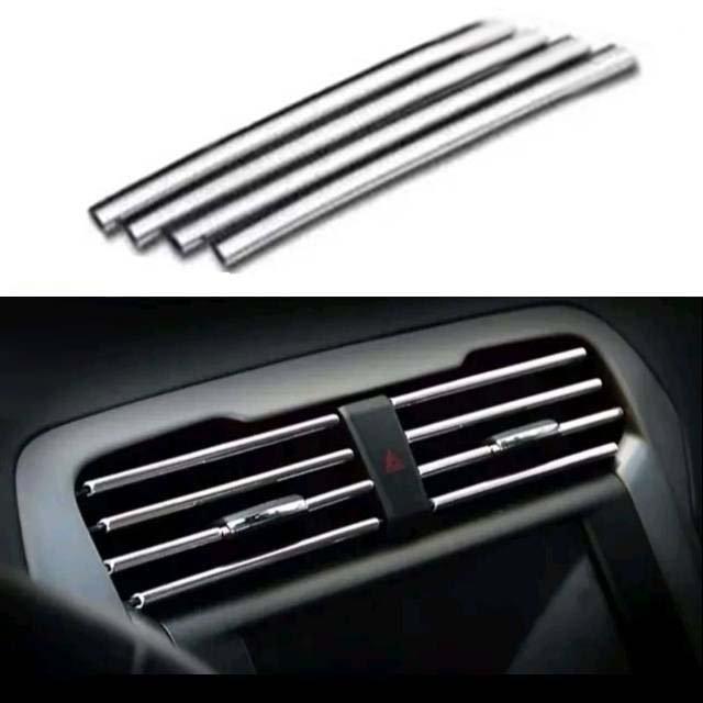 U字モール 12cm5本 メッキ化■車内エアコンルーバーに!■エアコン吹き出し口メッキ化・ドレスアップ用 < 自動車/バイク U字モール 12cm5本 メッキ化■車内エアコンルーバーに!■エアコン吹き出し口メッキ化・ドレスアップ用 < 自動車/バイク