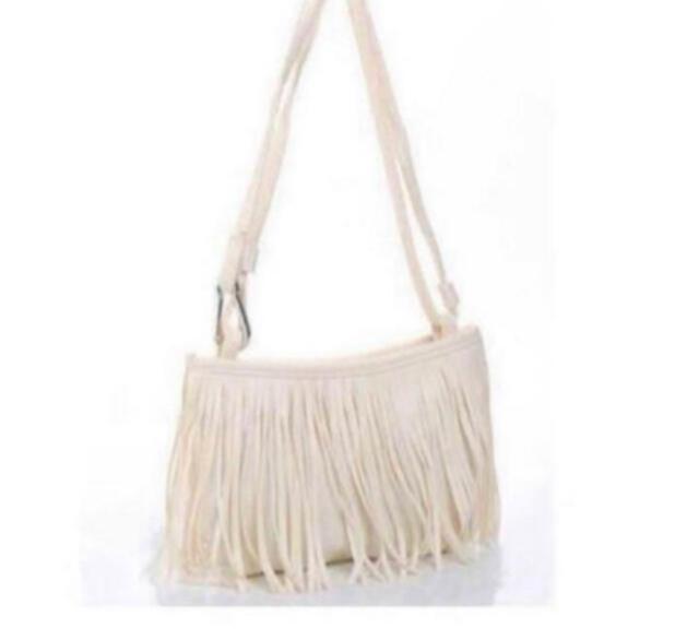 b197 ホワイトフリンジ ショルダーバッグ < 女性ファッション b197 ホワイトフリンジ ショルダーバッグ < 女性ファッションの