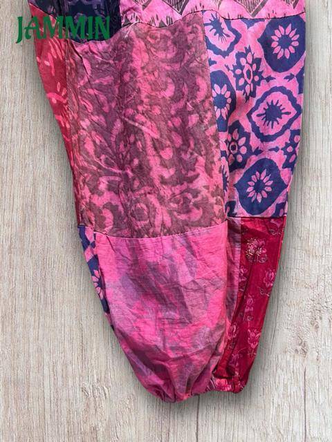 パッチワークアラジンパンツ エスニック アジアン ヒッピー サイケ < 女性ファッション パッチワークアラジンパンツ エスニック アジアン ヒッピー サイケ < 女性ファッションの