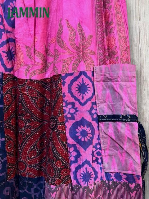 パッチワークアラジンパンツ エスニック アジアン ヒッピー サイケ < 女性ファッション パッチワークアラジンパンツ エスニック アジアン ヒッピー サイケ < 女性ファッションの