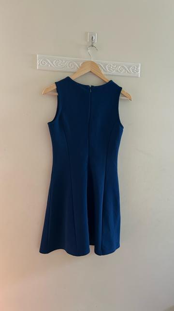 GU ジーユー フィット&フレアワンピース ブルー 青 M < ブランド  GU ジーユー フィット&フレアワンピース ブルー 青 M < ブランドの