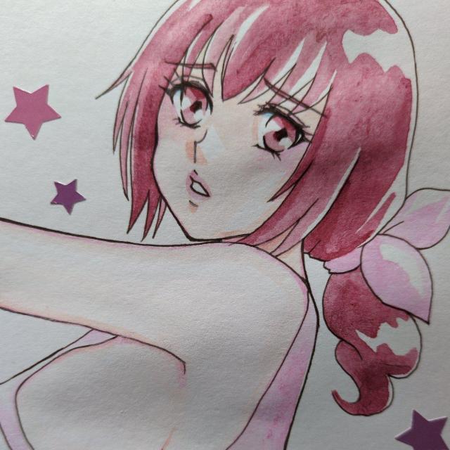 自作イラスト・送料込・星空育代・人妻・巨乳・タンクトップ・A5小 < アニメ/コミック/キャラクター  自作イラスト・送料込・星空育代・人妻・巨乳・タンクトップ・A5小  < アニメ/コミック/キャラクターの