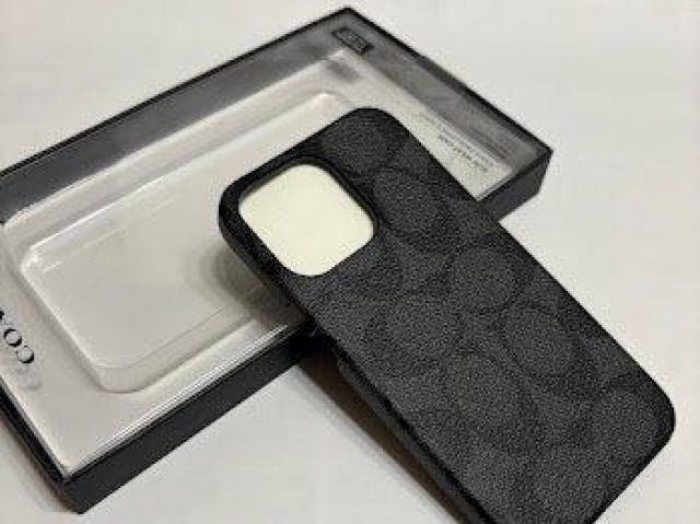 R[` COACH iPhone13 pro Ή P[X C8023 GRAPHITE  Ɠd/AV 