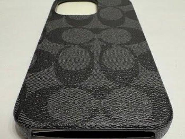 R[` COACH iPhone13 pro Ή P[X C8023 GRAPHITE  Ɠd/AV 