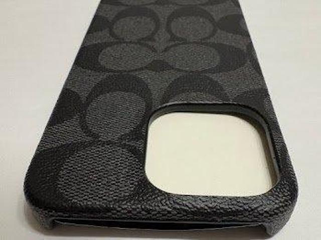 R[` COACH iPhone13 pro Ή P[X C8023 GRAPHITE  Ɠd/AV 
