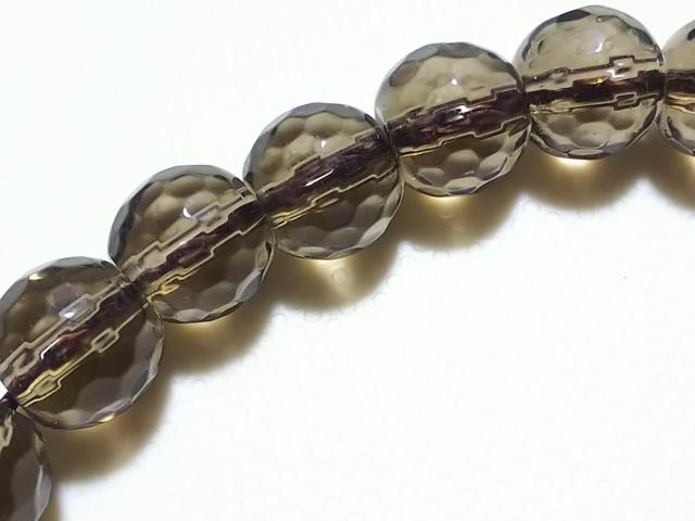 天然石★スモーキークォーツ 8mm128面カット 半連 < 女性アクセサリー/時計 天然石★スモーキークォーツ 8mm128面カット 半連 < 女性アクセサリー/時計の