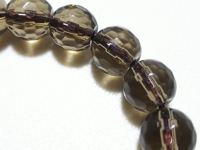 天然石★スモーキークォーツ 8mm128面カット 半連 < 女性アクセサリー/時計 天然石★スモーキークォーツ 8mm128面カット 半連 < 女性アクセサリー/時計の