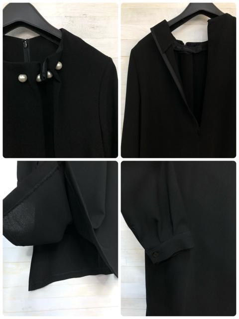 新品☆M喪服礼服セットアップ黒チュニック・ワイドパンツ19690円を☆R242 < 女性ファッション 新品☆M喪服礼服セットアップ黒チュニック・ワイドパンツ19690円を☆R242 < 女性ファッションの