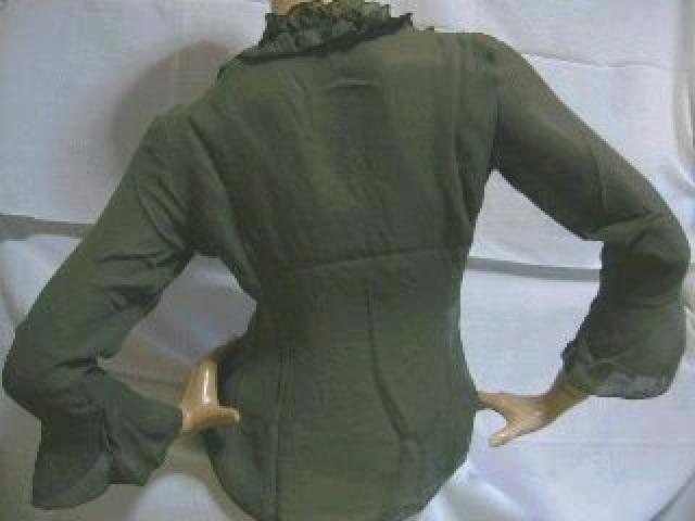 2点セット♪単品使いOK!ゴージャス フリルレースカーデ&キャミ カーキ < 女性ファッション 2点セット♪単品使いOK!ゴージャス フリルレースカーデ&キャミ カーキ < 女性ファッションの