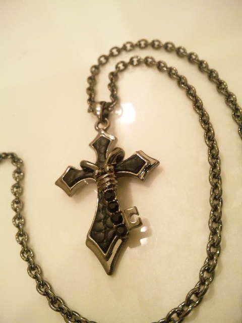 BLACK���^����PU���U�[�N���X��X�s�l���l�b�N���X  �� �j���A�N�Z�T���[/���v�� 