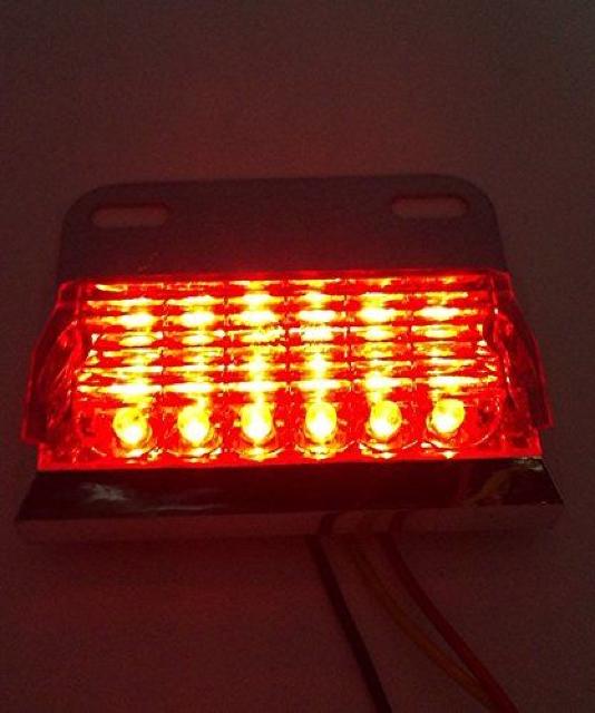 トラック 用 角型 12 LED サイド マーカー ランプ  24V レッド 10個セット < 自動車/バイク トラック 用 角型 12 LED サイド マーカー ランプ  24V レッド 10個セット < 自動車/バイク