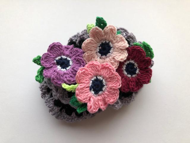 ハンドメイド  ボリューム シュシュ アネモネ満開♪ axes好き < 女性ファッション  ハンドメイド  ボリューム シュシュ アネモネ満開♪ axes好き < 女性ファッションの