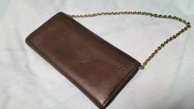 正規レア ブルガリ コレツィオーネ ソリティオ ロゴエンブレム 長財布 茶  チェーンウォレット 2つ折り クラシック < ブランド  正規レア ブルガリ コレツィオーネ ソリティオ ロゴエンブレム 長財布 茶  チェーンウォレット 2つ折り クラシック < ブランドの