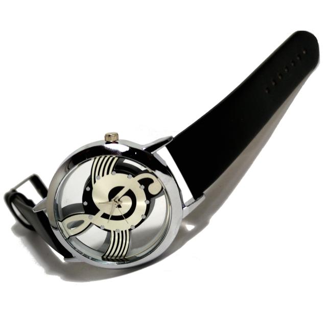 新品・未使用★Vansvar 美しい音符【スケルトン】腕時計 BK < 女性アクセサリー/時計  新品・未使用★Vansvar 美しい音符【スケルトン】腕時計 BK < 女性アクセサリー/時計の
