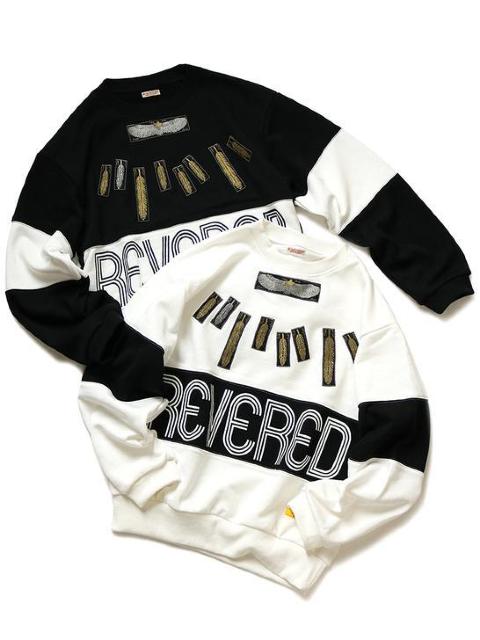 新品 KAPITAL キャピタル ECO裏毛 フェザージュエル 2TONE スウェット 2 白黒 ワッペン < ブランド 新品 KAPITAL キャピタル ECO裏毛 フェザージュエル 2TONE スウェット 2 白黒 ワッペン < ブランドの