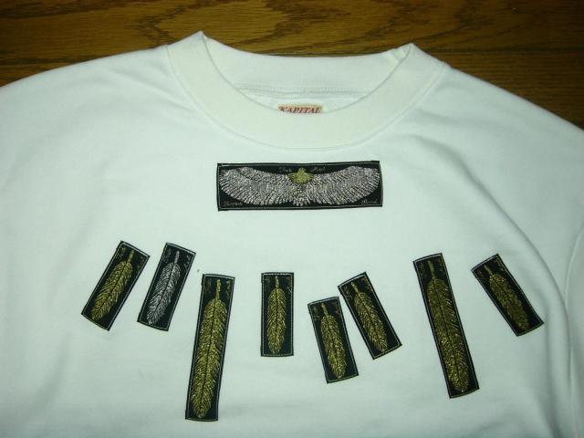 新品 KAPITAL キャピタル ECO裏毛 フェザージュエル 2TONE スウェット 2 白黒 ワッペン < ブランド 新品 KAPITAL キャピタル ECO裏毛 フェザージュエル 2TONE スウェット 2 白黒 ワッペン < ブランドの