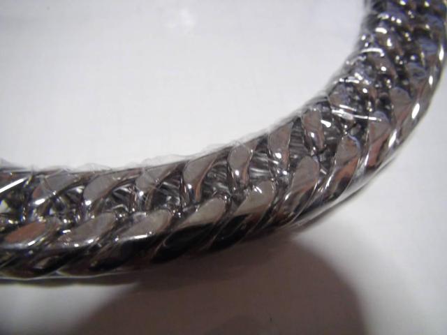 極太幅22mm 6面カット喜平ネックレスス テンレス製 シルバー色新品!。 < 男性アクセサリー/時計  極太幅22mm 6面カット喜平ネックレスス テンレス製 シルバー色新品!。 < 男性アクセサリー/時計の