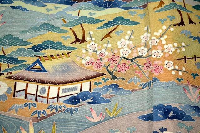 【最高峰】新品同様 本場加賀友禅作家【金津五津】山河風景文に鶴 丸に三つ葵 比翼付 黒留袖 身丈154cm 裄63cm T3527 < 女性ファッション  【最高峰】新品同様 本場加賀友禅作家【金津五津】山河風景文に鶴 丸に三つ葵 比翼付 黒留袖 身丈154cm 裄63cm T3527 < 女性ファッションの