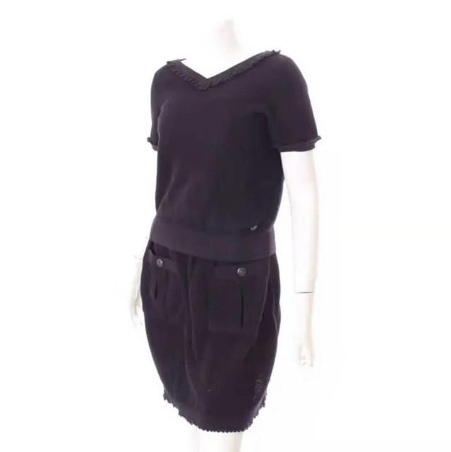 ★新品正規品★CHANEL★ セットアップ ★#36サイズ ★ネイビー ★送料込み < ブランド ★新品正規品★CHANEL★ セットアップ ★#36サイズ ★ネイビー ★送料込み < ブランドの