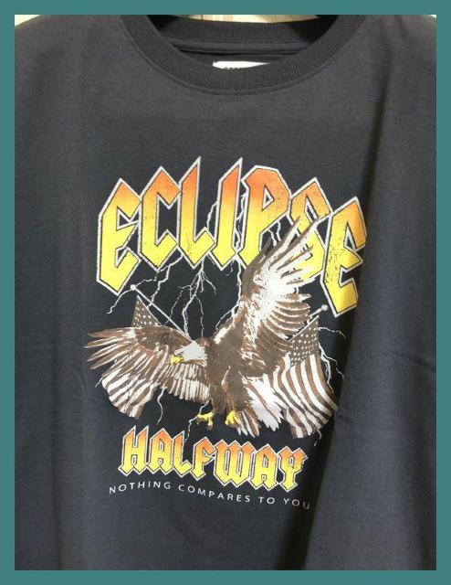 ☆超美品☆スタイルアップ効果◎♪イーグル柄アメカジロックTシャツL☆ < 男性ファッション ☆超美品☆スタイルアップ効果◎♪イーグル柄アメカジロックTシャツL☆ < 男性ファッションの