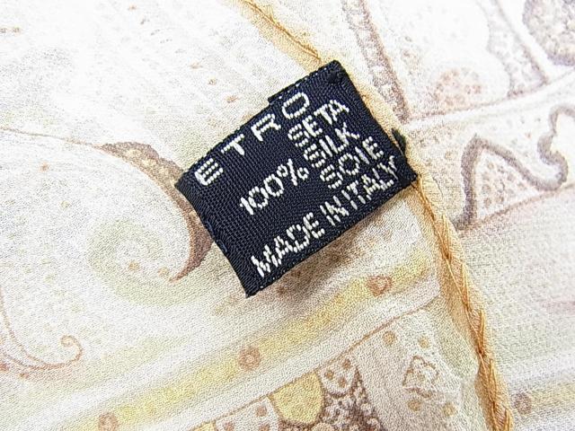 500円スタ★正規品・美品 ETRO エトロ シルクスカーフ 薄手 ペイズリー柄 イタリア製A < ブランド  500円スタ★正規品・美品 ETRO エトロ シルクスカーフ 薄手 ペイズリー柄 イタリア製A < ブランドの