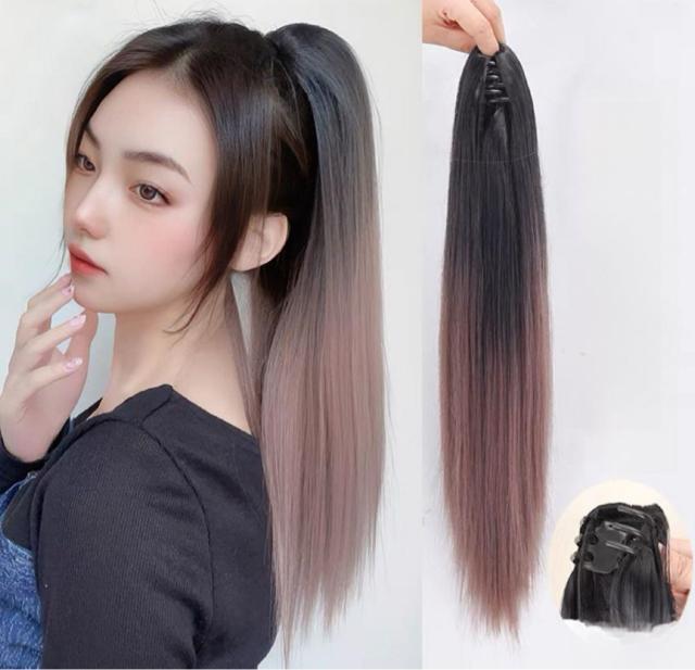 新品未使用クリップ式ポニーテールウィッググラデーションカール50cm < 女性ファッション 新品未使用クリップ式ポニーテールウィッググラデーションカール50cm < 女性ファッションの