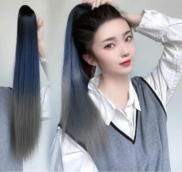 新品未使用クリップ式ポニーテールウィッググラデーションカール50cm < 女性ファッション 新品未使用クリップ式ポニーテールウィッググラデーションカール50cm < 女性ファッションの