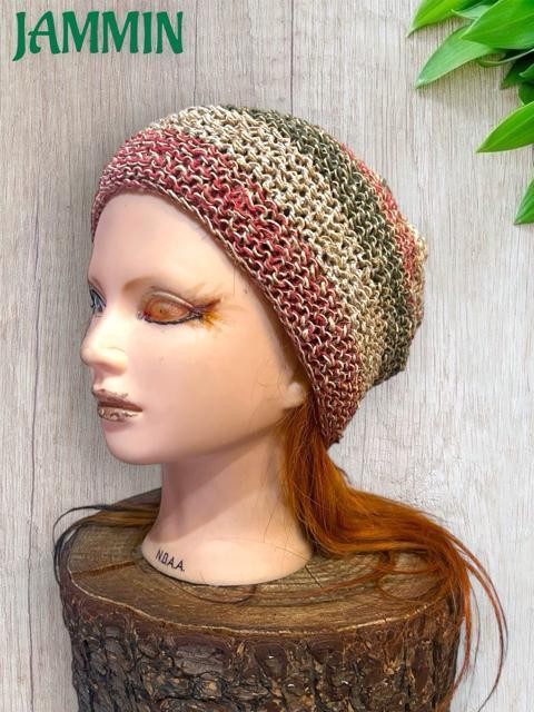 ヘンプコットンニット帽 ニット帽 アジアン 帽子 エスニック ヒッピー < 女性ファッション ヘンプコットンニット帽 ニット帽 アジアン 帽子 エスニック ヒッピー < 女性ファッションの