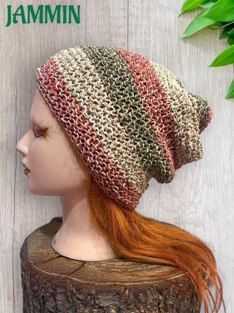 ヘンプコットンニット帽 ニット帽 アジアン 帽子 エスニック ヒッピー < 女性ファッション ヘンプコットンニット帽 ニット帽 アジアン 帽子 エスニック ヒッピー < 女性ファッションの
