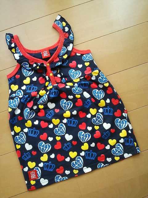 中古ワンピース110紺ベビードールBABYDOLLベビド < ブランド  中古ワンピース110紺ベビードールBABYDOLLベビド  < ブランドの