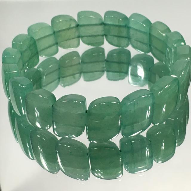 《No.168》お買い得 グリーンアベンチュリン バングル < 女性アクセサリー/時計  《No.168》お買い得 グリーンアベンチュリン バングル < 女性アクセサリー/時計の