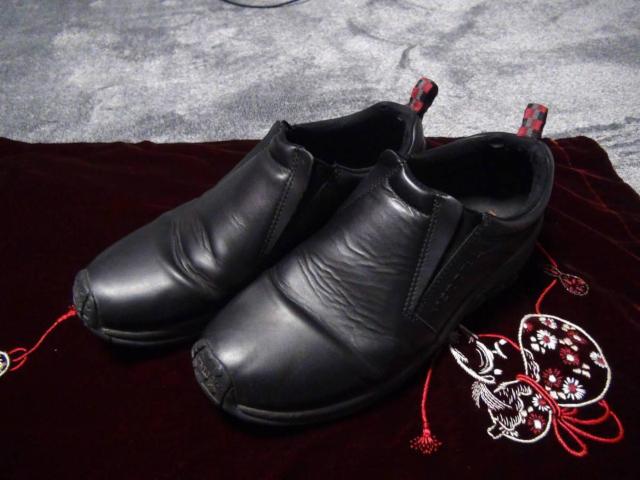 メレル ジャングルモック 黒レザー 28cm US 10!。2 < 男性ファッション  メレル ジャングルモック 黒レザー 28cm US 10!。2 < 男性ファッションの