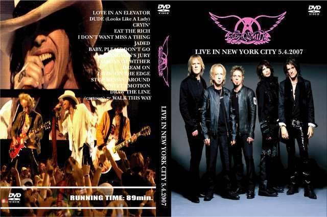 AEROSMITH LIVE IN NEW YORK CITY 2007GAX~X   CD/DVD/rfI 