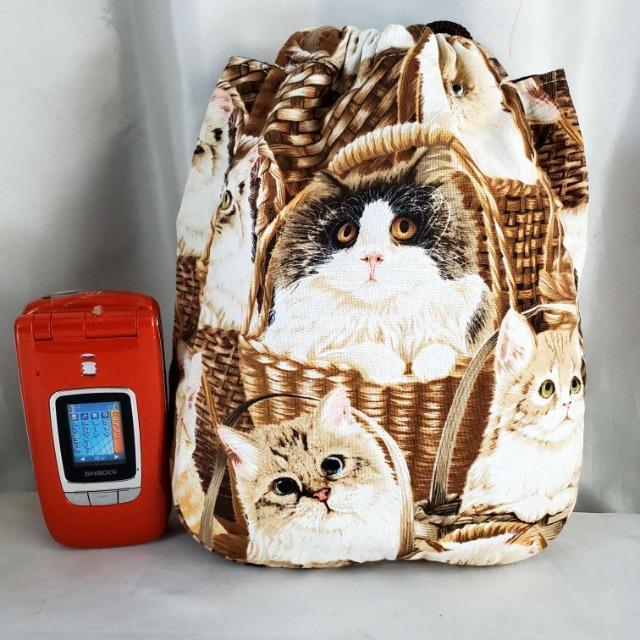 込み★可愛い!ねこちゃん柄巾着袋/ポーチ/小物入れ★ < 女性ファッション  込み★可愛い!ねこちゃん柄巾着袋/ポーチ/小物入れ★ < 女性ファッションの