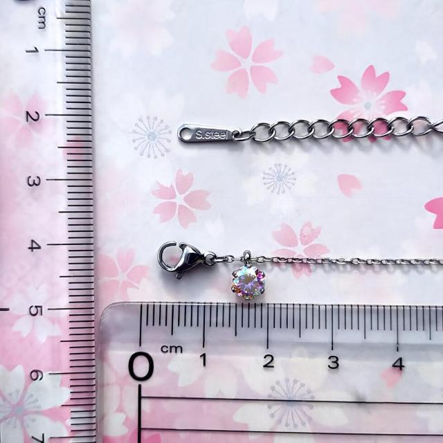 送料無料 即買い:レアカラー 抜群の輝き ABカラー モアサナイト 対アレルギー サージカルステンレス 一粒 ネックレス < 女性アクセサリー/時計 送料無料 即買い:レアカラー 抜群の輝き ABカラー モアサナイト 対アレルギー サージカルステンレス 一粒 ネックレス < 女性アクセサリー/時計の