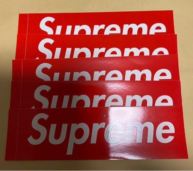 Supreme Box Logoステッカー5枚セット < ブランド Supreme Box Logoステッカー5枚セット < ブランドの