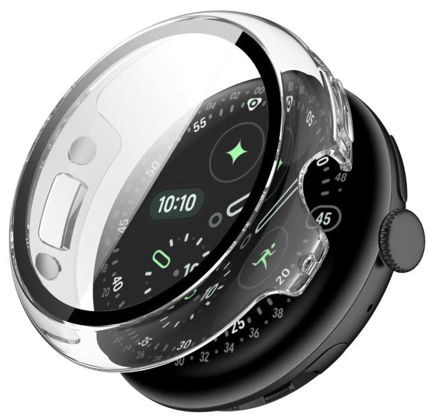 Pixel Watch 4 45mm カバー ガラス クリア ケース ピクセルウォッチ4 充電対応 < 家電/AV Pixel Watch 4 45mm カバー ガラス クリア ケース ピクセルウォッチ4 充電対応 < 家電/AVの