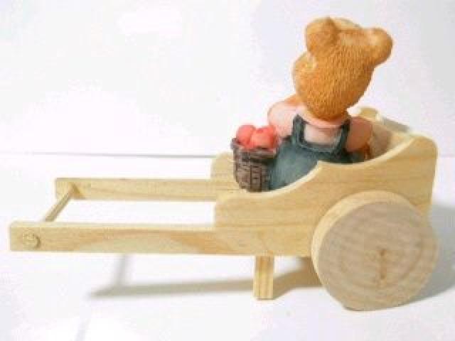 ・コロコロ荷車《New》カントリー★くまさん<一緒に飲もうよ> < インテリア/ライフ  ・コロコロ荷車《New》カントリー★くまさん<一緒に飲もうよ> < インテリア/ライフの