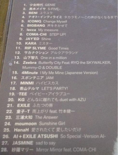 《DJ KAORI》サカナクション lecca BIG BANG KARA 4Minute KG < タレントグッズ  《DJ KAORI》サカナクション lecca BIG BANG KARA 4Minute KG < タレントグッズの