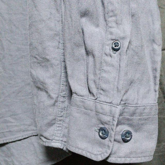 ソフトツイルスタンドカラーシャツ メンズ L GRAY ユニクロ < 男性ファッション  ソフトツイルスタンドカラーシャツ メンズ L GRAY ユニクロ < 男性ファッションの
