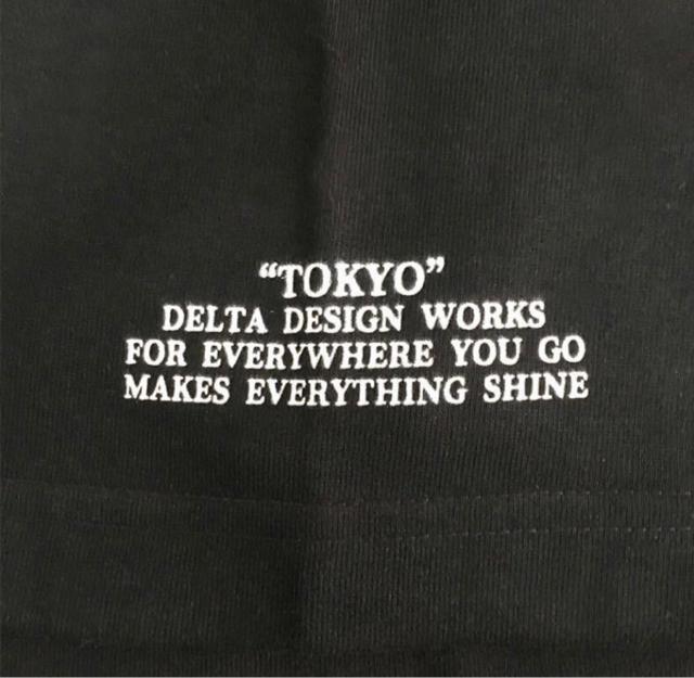 DELTA☆DECK LOGO TEE TOKYO BLACK☆ < 男性ファッション  DELTA☆DECK LOGO TEE TOKYO BLACK☆ < 男性ファッションの