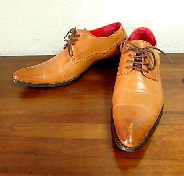 ◆26.0 ビジネスシューズ FRANCO GIOVANNI フランコジョバンニ ブラウン 中古品 < 男性ファッション  ◆26.0 ビジネスシューズ FRANCO GIOVANNI フランコジョバンニ ブラウン 中古品  < 男性ファッションの