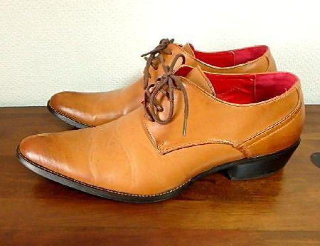 ◆26.0 ビジネスシューズ FRANCO GIOVANNI フランコジョバンニ ブラウン 中古品 < 男性ファッション  ◆26.0 ビジネスシューズ FRANCO GIOVANNI フランコジョバンニ ブラウン 中古品 < 男性ファッションの