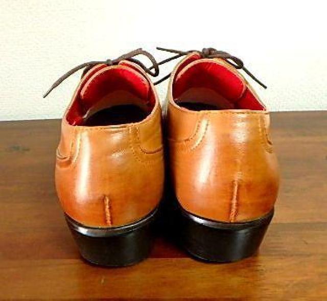 ◆26.0 ビジネスシューズ FRANCO GIOVANNI フランコジョバンニ ブラウン 中古品 < 男性ファッション  ◆26.0 ビジネスシューズ FRANCO GIOVANNI フランコジョバンニ ブラウン 中古品 < 男性ファッションの