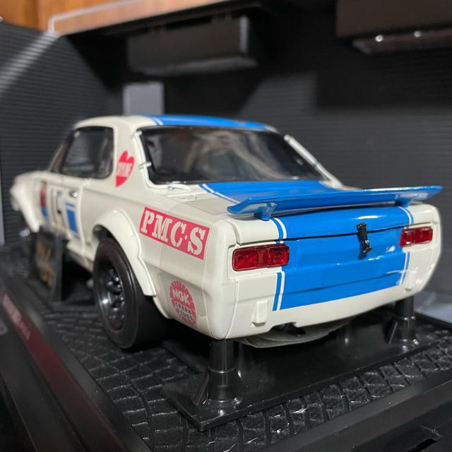 新品未展示品 京商 1/18 日産 スカイライン 2000GT-R(KPGC10) レーシング  高橋国光 直筆サイン入り < ホビー  新品未展示品 京商 1/18 日産 スカイライン 2000GT-R(KPGC10) レーシング  高橋国光 直筆サイン入り < ホビーの