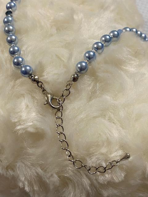 スワロフスキーパールのクリスタルMIXネックレス☆ライトブルー < 女性アクセサリー/時計 スワロフスキーパールのクリスタルMIXネックレス☆ライトブルー < 女性アクセサリー/時計の